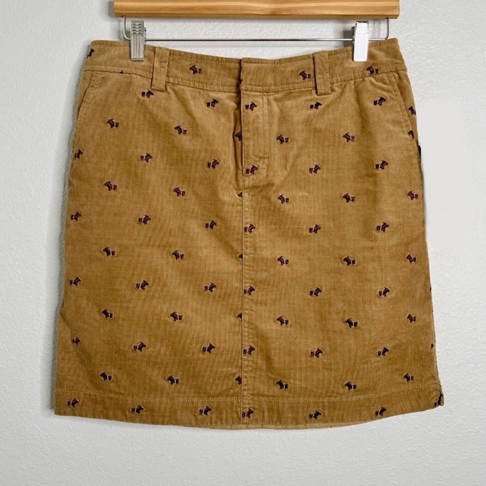 Lilly Pulitzer Emlyn Embroidered Skirt, Camel, 10